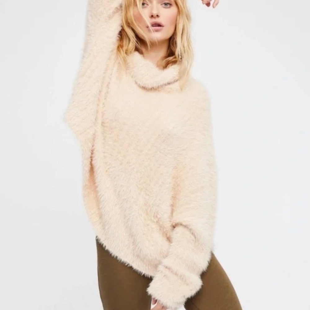 FREE PEOPLE FP ONE Cream Dream Sweater